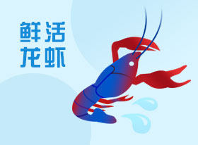 鲜活龙虾
